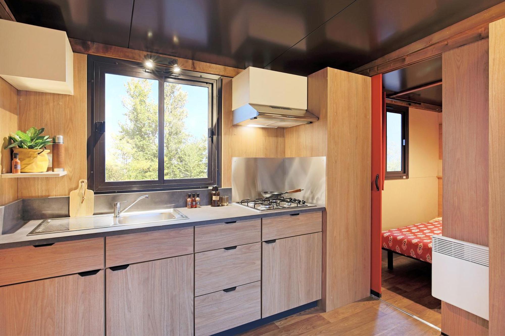 Huttopia De Roos Stegeren Chambre photo
